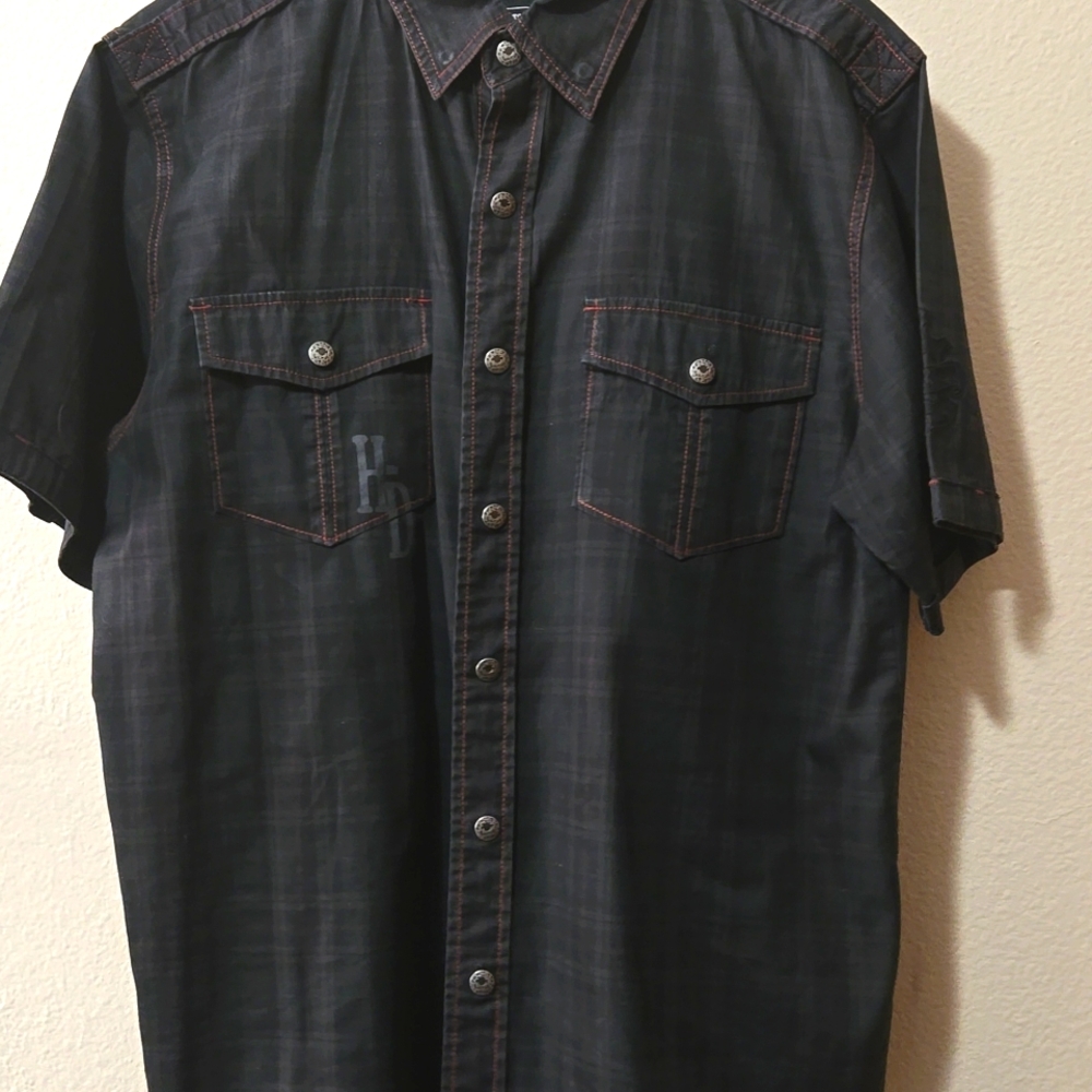 Original Harley Davidson short sleeve casual button up